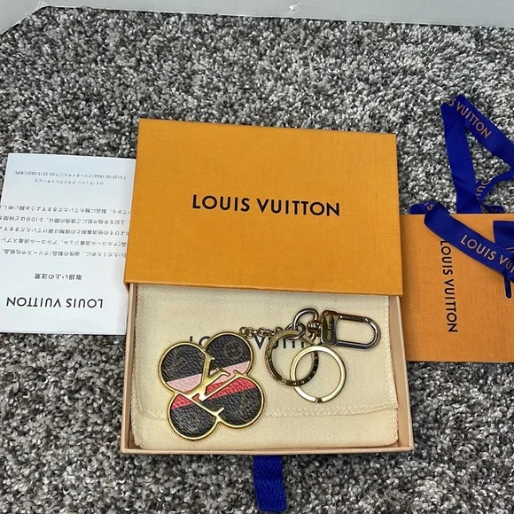 Authentic Louis Vuitton into the flower ltd. edition keychain box dust bag & COA - Picture 3 of 10